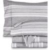 33 - Heathered Charcoal - Stripe