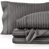 26 - Pinstripe - Grey/White