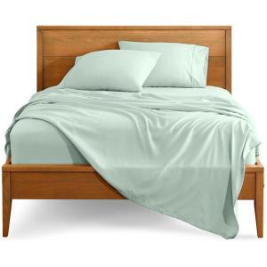 imageBare Home Split Head Flex King Sheet Set  1800 UltraSoft Microfiber Bed Sheets  Double Brushed  Deep Pockets  Easy Fit  4 Piece Set  FlexTop Bedding Sheets Grey33  Spring Mint