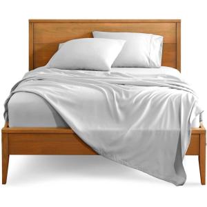 imageBare Home Split Head Flex King Sheet Set  1800 UltraSoft Microfiber Bed Sheets  Double Brushed  Deep Pockets  Easy Fit  4 Piece Set  FlexTop Bedding Sheets Grey07  Cloud Grey