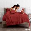 image:imageBare Home Bedding Bundle  6 Piece Microfiber Sheet Set with 4 Pillowcases Full XL Red
