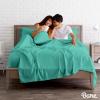 image:imageBare Home Bedding Bundle  6 Piece Microfiber Sheet Set with 4 Pillowcases King Turquoise