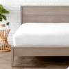 image:imageBare Home Microfiber Fitted Sheet with Bed Skirt Bundle Queen White