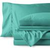 image:imageBare Home Bedding Bundle  6 Piece Microfiber Sheet Set with 4 Pillowcases King Turquoise