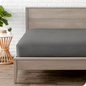 image:imageBare Home Sandwashed Duvet Set with Microfiber Fitted Sheet Bundle King Grey