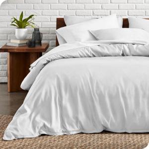 image:imageBare Home Sandwashed Sheet Set with Microfiber Duvet Cover Set Bundle Twin XL White