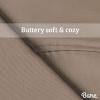 image:imageBare Home Bedding Bundle  4 Piece Microfiber Sheet Set with 2 Pillowcases Twin XL Taupe