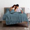 image:imageBare Home Bedding Bundle  6 Piece Microfiber Sheet Set with 4 Pillowcases Queen Coronet Blue