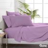 image:imageBare Home Bedding Bundle  6 Piece Microfiber Sheet Set with 4 Pillowcases Queen Lavender