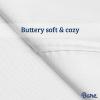 image:imageBare Home Bedding Bundle  7 Piece Microfiber Sheet Set with 4 Pillowcases Split King Cool White