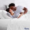 image:imageBare Home Bedding Bundle  7 Piece Microfiber Sheet Set with 4 Pillowcases Split King Cool White