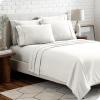 image:imageBare Home Hotel Luxury Split King Sheet Set Extra Soft  7 Piece Set  Deep Pockets  Easy Fit  Cooling amp Breathable  Wrinkle Fade Stain Resistant  Includes 4 Pillowcases Split King Cream