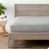 image:imageBare Home Microfiber Fitted Sheet with Pillowcase Set Bundle Twin XL Light Grey