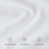 image:imageBare Home 100 Organic Cotton Full Duvet Cover Set  Crisp Percale Weave  Lightweight amp Breathable  Cooling Duvet Cover Set Full White01  White No Comforter