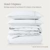 image:imageBare Home 100 Organic Cotton Full Duvet Cover Set  Crisp Percale Weave  Lightweight amp Breathable  Cooling Duvet Cover Set Full White01  White No Comforter