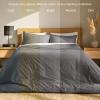 image:imageBare Home 100 Organic Cotton Full Duvet Cover Set  Crisp Percale Weave  Lightweight amp Breathable  Cooling Duvet Cover Set Full White02  Grey No Comforter