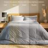 image:imageBare Home 100 Organic Cotton Full Duvet Cover Set  Crisp Percale Weave  Lightweight amp Breathable  Cooling Duvet Cover Set Full White03  Light Grey No Comforter