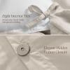 image:imageBare Home 100 Organic Cotton Full Duvet Cover Set  Crisp Percale Weave  Lightweight amp Breathable  Cooling Duvet Cover Set Full White04  French Beige No Comforter