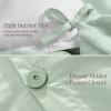 image:imageBare Home 100 Organic Cotton Full Duvet Cover Set  Crisp Percale Weave  Lightweight amp Breathable  Cooling Duvet Cover Set Full White09  Willow No Comforter