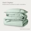 image:imageBare Home 100 Organic Cotton Full Duvet Cover Set  Crisp Percale Weave  Lightweight amp Breathable  Cooling Duvet Cover Set Full White09  Willow No Comforter