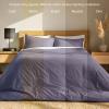 image:imageBare Home 100 Organic Cotton Full Duvet Cover Set  Crisp Percale Weave  Lightweight amp Breathable  Cooling Duvet Cover Set Full White10  Dusty Purple No Comforter
