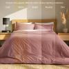 image:imageBare Home 100 Organic Cotton Full Duvet Cover Set  Crisp Percale Weave  Lightweight amp Breathable  Cooling Duvet Cover Set Full White11  Dusty Rose No Comforter