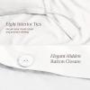 image:imageBare Home 100 Organic Cotton Sateen Duvet Cover Set  Full  400 Thread Count  Smooth Sateen Weave  Warm amp Luxurious  Duvet Cover Full Bering Sea01  White No Comforter