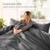 image:imageBare Home 100 Organic Cotton Sateen Duvet Cover Set  Full  400 Thread Count  Smooth Sateen Weave  Warm amp Luxurious  Duvet Cover Full Bering Sea03  Grey No Comforter