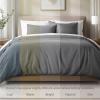 image:imageBare Home 100 Organic Cotton Sateen Duvet Cover Set  Full  400 Thread Count  Smooth Sateen Weave  Warm amp Luxurious  Duvet Cover Full Bering Sea03  Grey No Comforter