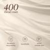 image:imageBare Home 100 Organic Cotton Sateen Duvet Cover Set  Full  400 Thread Count  Smooth Sateen Weave  Warm amp Luxurious  Duvet Cover Full Bering Sea04  French Beige No Comforter