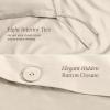 image:imageBare Home 100 Organic Cotton Sateen Duvet Cover Set  Full  400 Thread Count  Smooth Sateen Weave  Warm amp Luxurious  Duvet Cover Full Bering Sea04  French Beige No Comforter