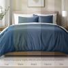 image:imageBare Home 100 Organic Cotton Sateen Duvet Cover Set  Full  400 Thread Count  Smooth Sateen Weave  Warm amp Luxurious  Duvet Cover Full Bering Sea05  Bering Sea No Comforter