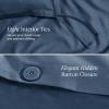 image:imageBare Home 100 Organic Cotton Sateen Duvet Cover Set  Full  400 Thread Count  Smooth Sateen Weave  Warm amp Luxurious  Duvet Cover Full Bering Sea05  Bering Sea No Comforter