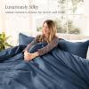 image:imageBare Home 100 Organic Cotton Sateen Duvet Cover Set  Full  400 Thread Count  Smooth Sateen Weave  Warm amp Luxurious  Duvet Cover Full Bering Sea05  Bering Sea No Comforter