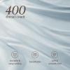 image:imageBare Home 100 Organic Cotton Sateen Duvet Cover Set  Full  400 Thread Count  Smooth Sateen Weave  Warm amp Luxurious  Duvet Cover Full Bering Sea07  Winter Blue No Comforter