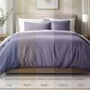 image:imageBare Home 100 Organic Cotton Sateen Duvet Cover Set  Full  400 Thread Count  Smooth Sateen Weave  Warm amp Luxurious  Duvet Cover Full Bering Sea08  Dusty Purple No Comforter