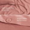 image:imageBare Home 100 Organic Cotton Sateen Duvet Cover Set  Full  400 Thread Count  Smooth Sateen Weave  Warm amp Luxurious  Duvet Cover Full Bering Sea09  Dusty Rose No Comforter