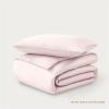 image:imageBare Home 100 Organic Cotton Sateen Duvet Cover Set  Full  400 Thread Count  Smooth Sateen Weave  Warm amp Luxurious  Duvet Cover Full Bering Sea10  Dusty Pink No Comforter