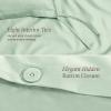 image:imageBare Home 100 Organic Cotton Sateen Duvet Cover Set  Full  400 Thread Count  Smooth Sateen Weave  Warm amp Luxurious  Duvet Cover Full Bering Sea11  Willow No Comforter