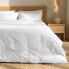 image:imageBare Home 100 Organic Cotton Full Duvet Cover Set  Crisp Percale Weave  Lightweight amp Breathable  Cooling Duvet Cover Set Full White01  White No Comforter