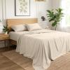 image:imageIvy Union Full Extra Long Sheet Set  UltraSoft Cooling with Deep Pockets  Breathable EasyFit  Hotel Luxury Bedding Sheets amp Pillowcases Full XL Grey07  Sand