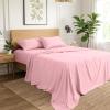 image:imageIvy Union Full Extra Long Sheet Set  UltraSoft Cooling with Deep Pockets  Breathable EasyFit  Hotel Luxury Bedding Sheets amp Pillowcases Full XL Grey12  Light Pink