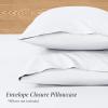 image:imageIvy Union Full Extra Long Sheet Set  UltraSoft Cooling with Deep Pockets  Breathable EasyFit  Hotel Luxury Bedding Sheets amp Pillowcases Full XL Grey01  White