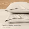 image:imageIvy Union Full Extra Long Sheet Set  UltraSoft Cooling with Deep Pockets  Breathable EasyFit  Hotel Luxury Bedding Sheets amp Pillowcases Full XL Grey07  Sand