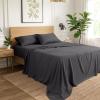 image:imageIvy Union Full Extra Long Sheet Set  UltraSoft Cooling with Deep Pockets  Breathable EasyFit  Hotel Luxury Bedding Sheets amp Pillowcases Full XL Grey03  Forged Iron Grey