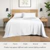 image:imageIvy Union Full Extra Long Sheet Set  UltraSoft Cooling with Deep Pockets  Breathable EasyFit  Hotel Luxury Bedding Sheets amp Pillowcases Full XL Grey01  White