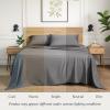 image:imageIvy Union Full Extra Long Sheet Set  UltraSoft Cooling with Deep Pockets  Breathable EasyFit  Hotel Luxury Bedding Sheets amp Pillowcases Full XL Grey04  Grey