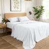 image:imageIvy Union Full Extra Long Sheet Set  UltraSoft Cooling with Deep Pockets  Breathable EasyFit  Hotel Luxury Bedding Sheets amp Pillowcases Full XL Grey01  White