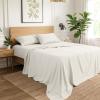 image:imageIvy Union Full Extra Long Sheet Set  UltraSoft Cooling with Deep Pockets  Breathable EasyFit  Hotel Luxury Bedding Sheets amp Pillowcases Full XL Grey08  Cream