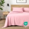image:imageIvy Union Full Extra Long Sheet Set  UltraSoft Cooling with Deep Pockets  Breathable EasyFit  Hotel Luxury Bedding Sheets amp Pillowcases Full XL Grey12  Light Pink